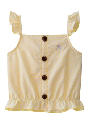 Milon - Blusa Infantil Menina Amarelo - MILON