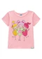 Marlan - Blusa Menina em Meia Malha Penteada Rosa - variação: Rosa