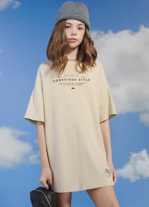 I Am - Blusão Feminino Teen Bege - I AM