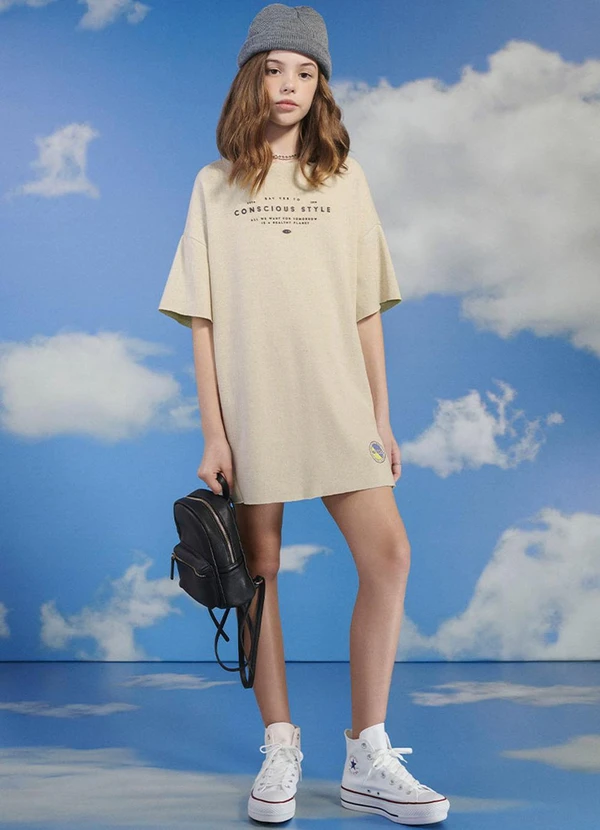 I Am - Blusão Feminino Teen Bege 2