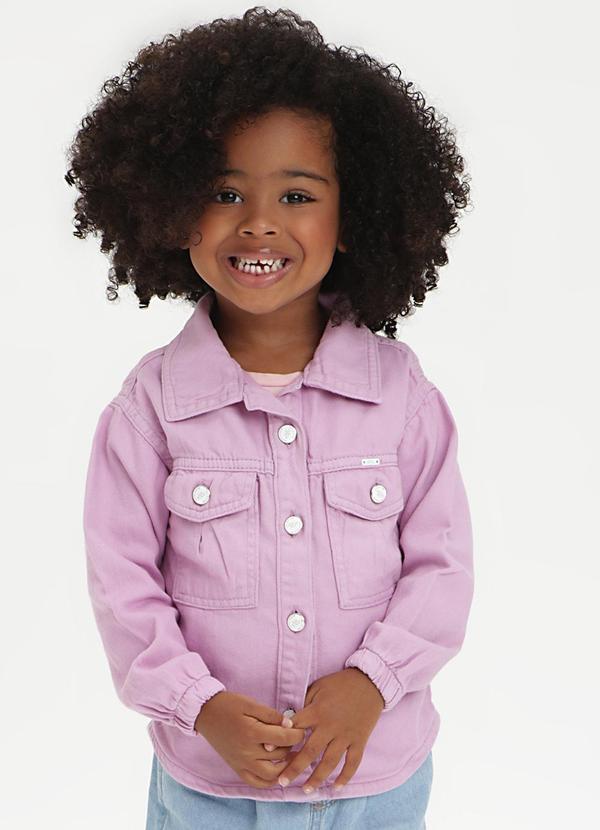 Sun Place - Camisa Sarja Bebê Menina Over Rosa