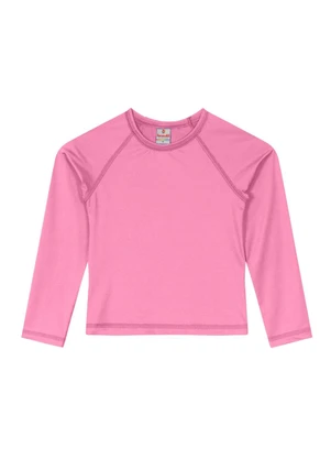 Brandili - Camiseta Infantil Unissex com Proteção Uv Rosa - BRANDILI