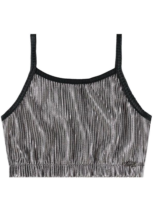 Menina Anjo - Top Feminino Cinza