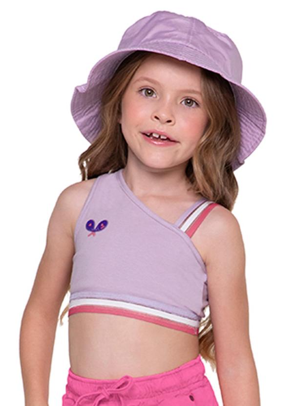 Marisol - Top Infantil Feminino Lilás
