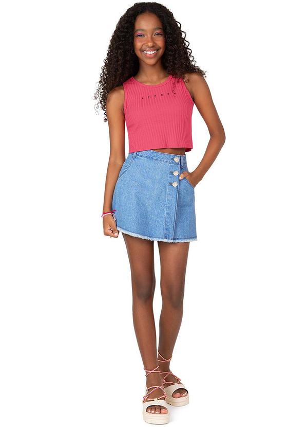 Amora - Top Teen Feminina Vermelho 2