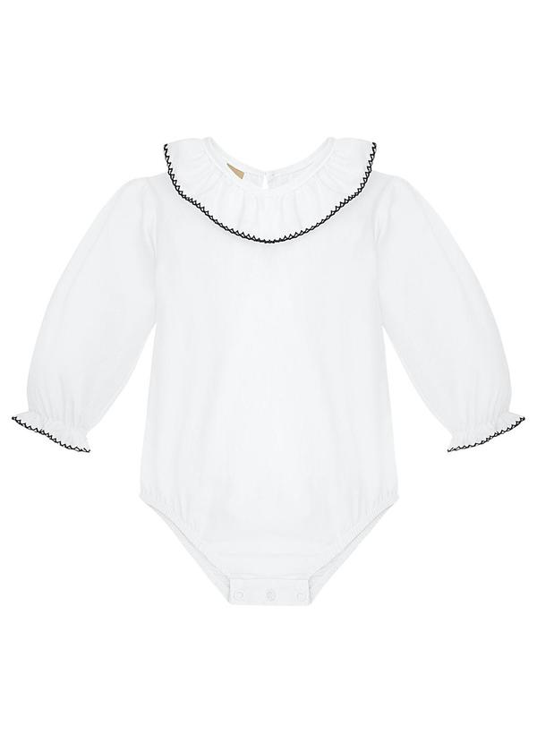 Milon - Conjunto Bebê Menina Branco 2