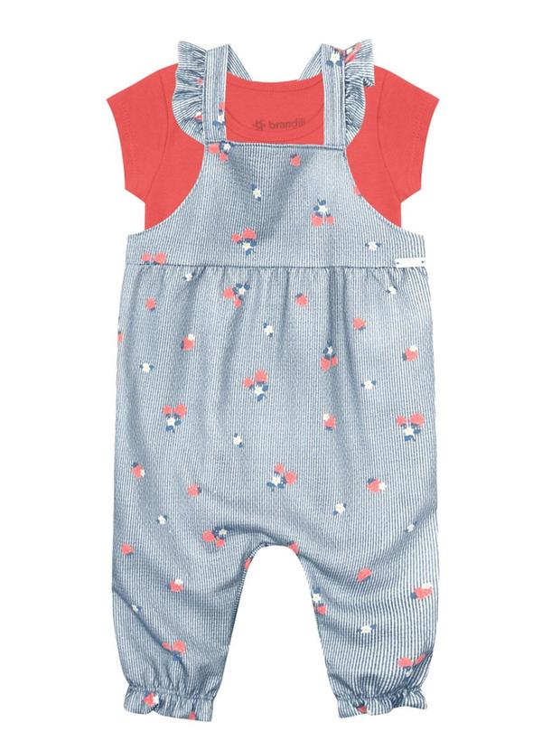 Brandili Baby - Conjunto Bebê Menina de Cerejinhas Vermelho