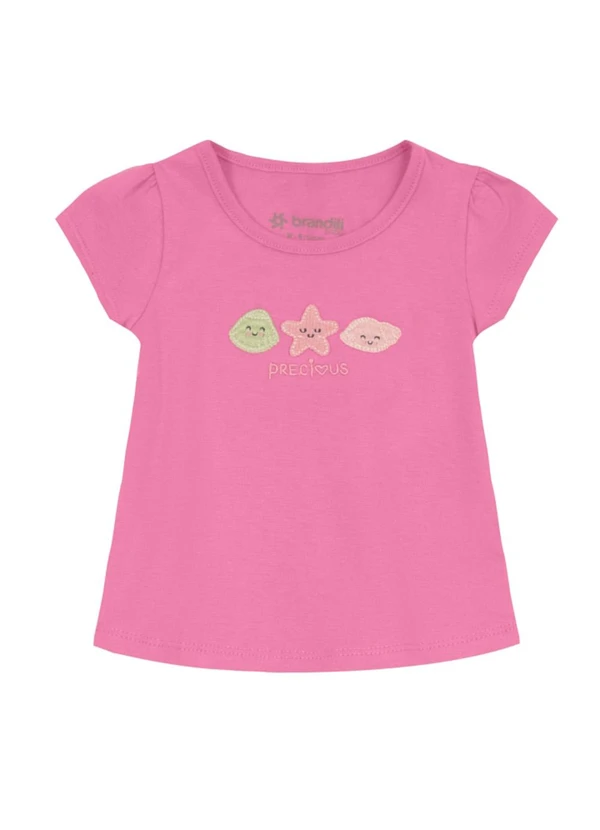 Brandili - Conjunto Bebê Menina de Estrelinha Rosa 3