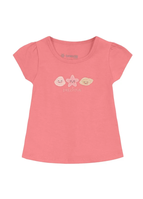 Brandili - Conjunto Bebê Menina de Estrelinha Rosa 2