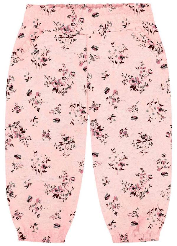 Milon - Conjunto Bebê Menina Flores Branco 3