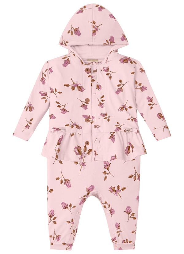 Milon - Conjunto Bebê Menina Flores Rosa 1