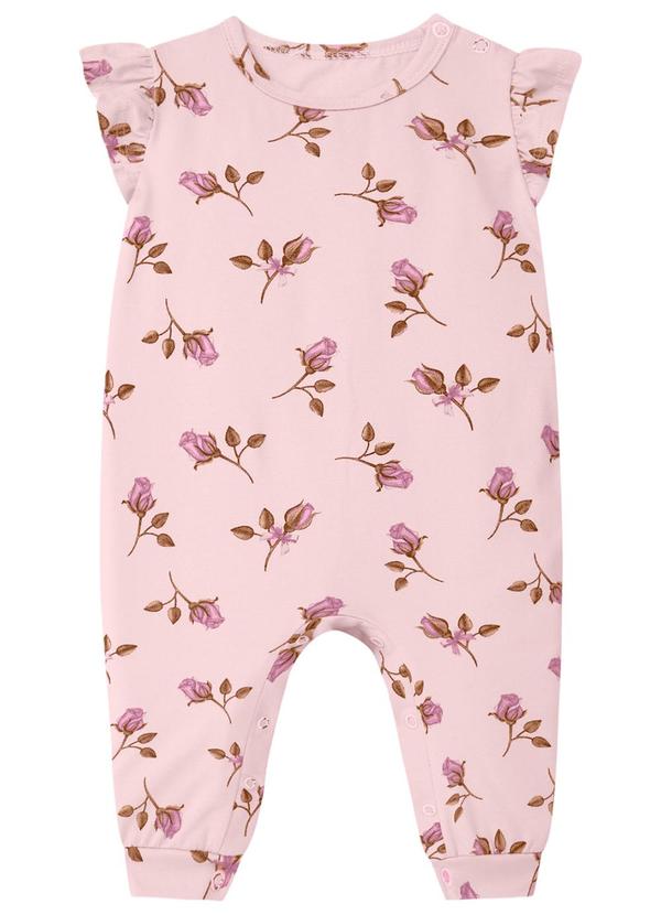 Milon - Conjunto Bebê Menina Flores Rosa 2