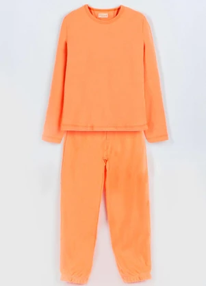 Bugbee - Conjunto Infantil em Malha Laranja - BUGBEE