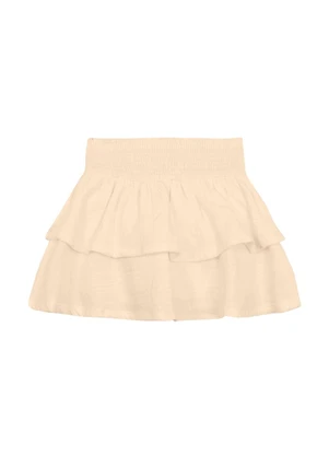 Mundi - Conjunto Infantil Menina Bordado Bege - MUNDI