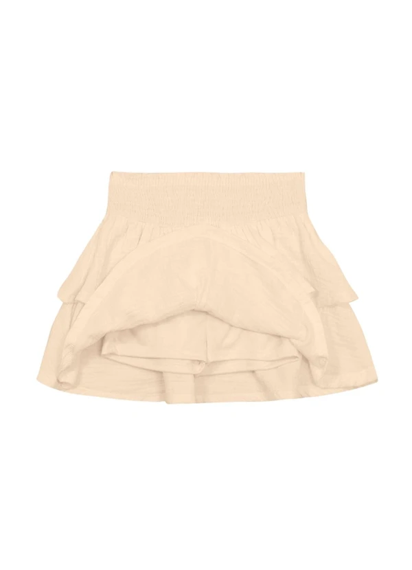 Brandili Mundi - Conjunto Infantil Menina Bordado Bege 3