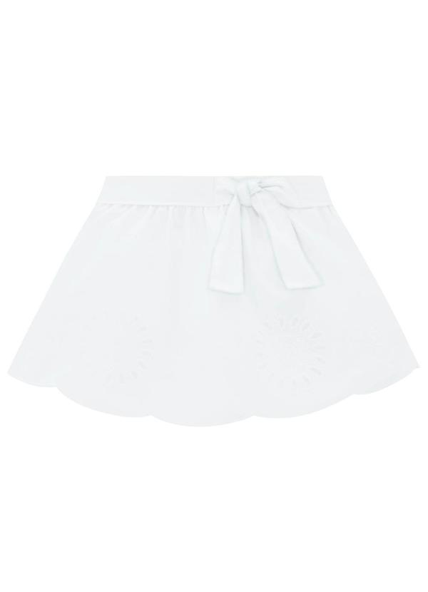 Milon - Conjunto Infantil Menina Bordado Branco 3
