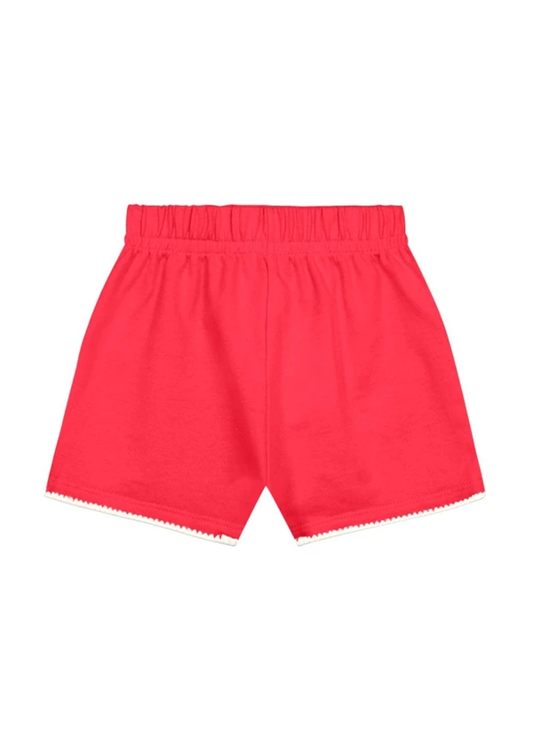 Brandili - Conjunto Infantil Menina com Babado Vermelho 2