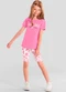 Brandili - Conjunto Infantil Menina com Strass Rosa - variação: Rosa
