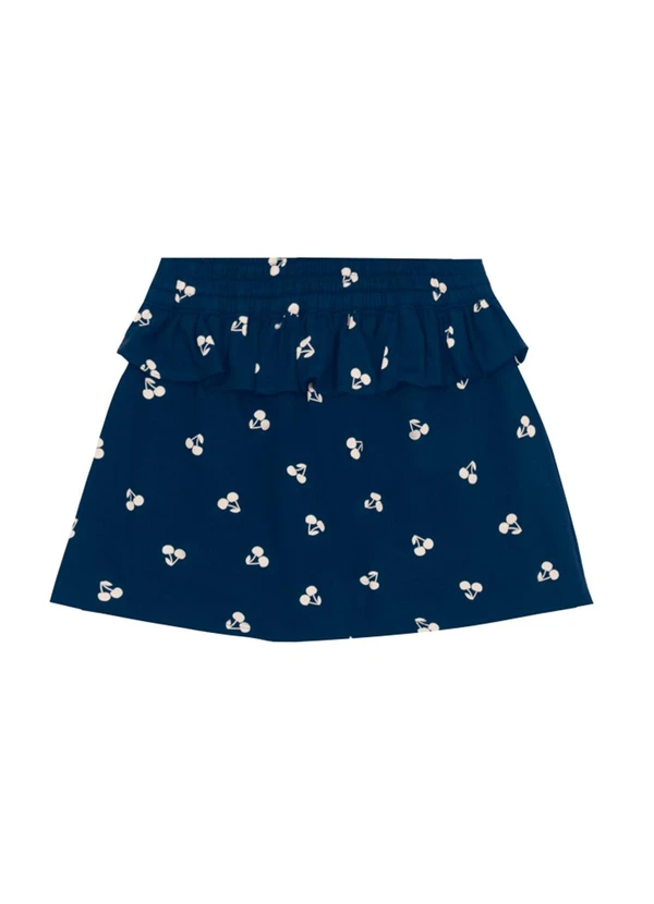 Brandili - Conjunto Infantil Menina de Cerejas Azul 7