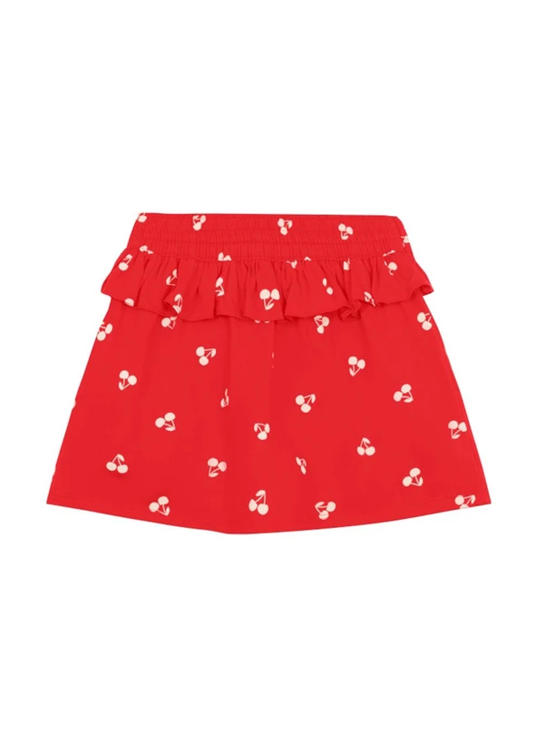 Brandili - Conjunto Infantil Menina de Cerejas Vermelho 4