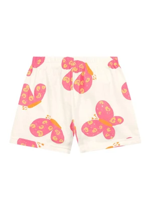 Brandili - Conjunto Infantil Menina de Coqueiros Bege - BRANDILI
