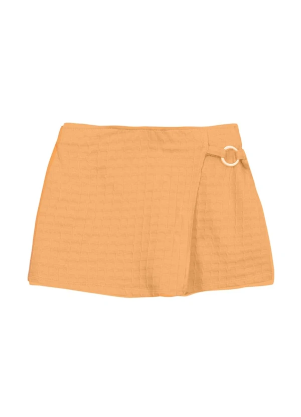 Brandili - Conjunto Infantil Menina de Flor em Puff Bege 5