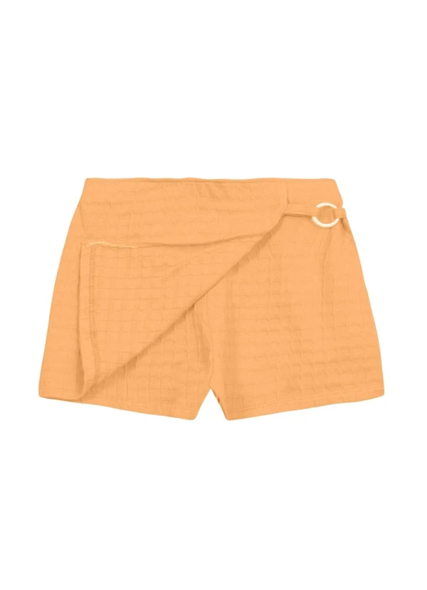 Brandili - Conjunto Infantil Menina de Flor em Puff Bege 7