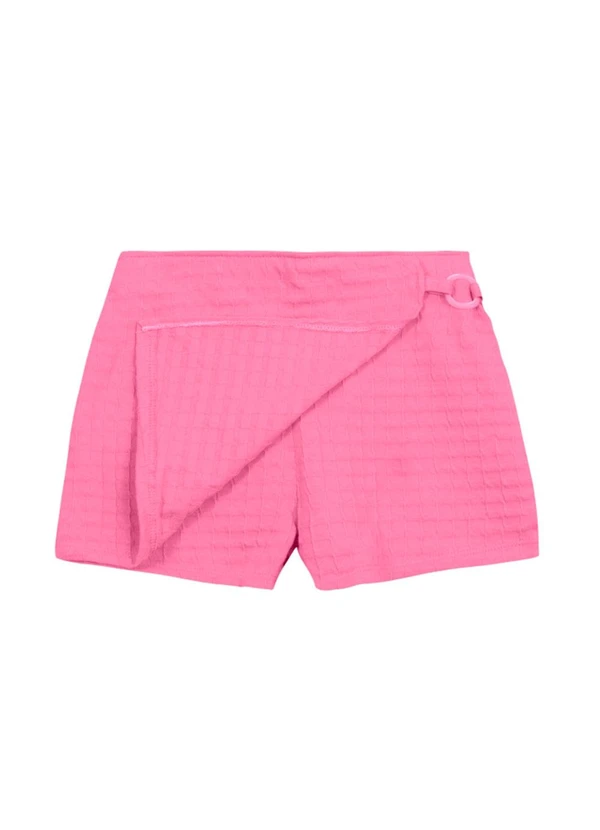 Brandili - Conjunto Infantil Menina de Flor em Puff Rosa 6