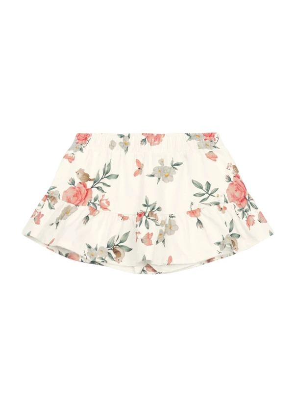 Brandili Mundi - Conjunto Infantil Menina de Flores Bege 4