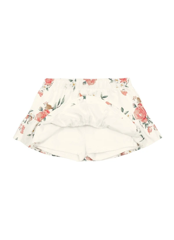 Brandili Mundi - Conjunto Infantil Menina de Flores Bege 5