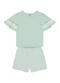 Brandili Mundi - Conjunto Infantil Menina Detalhada Bege - variação: Verde