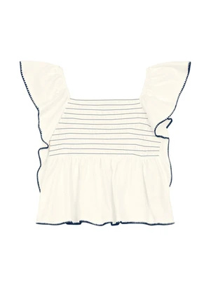 Mundi - Conjunto Infantil Menina em Babado Bege - MUNDI
