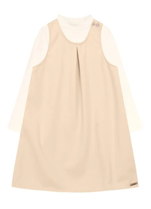 Brandili Mundi - Conjunto Infantil Menina em Cotton Bege - BRANDILI MUNDI