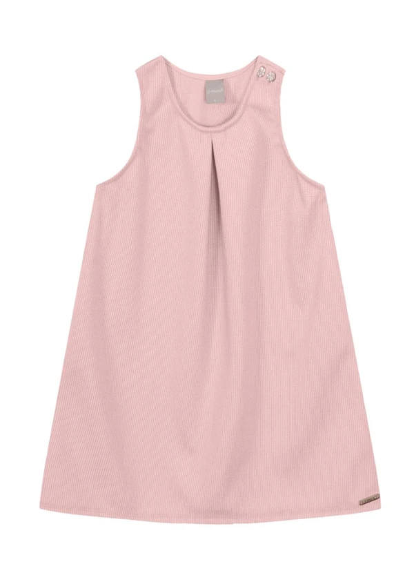 Brandili Mundi - Conjunto Infantil Menina em Cotton Rosa 3