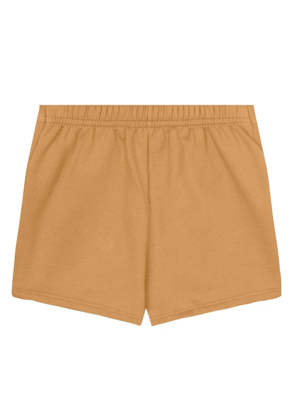 Brandili - Conjunto Infantil Menina em Moletom Marrom 8