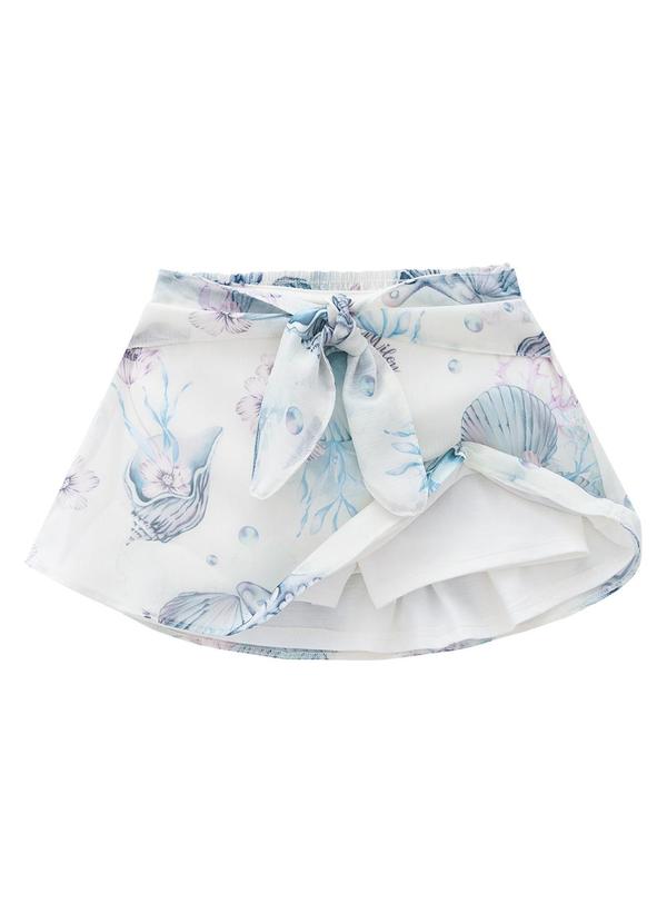 Milon - Conjunto Infantil Menina Estampa Off White 4
