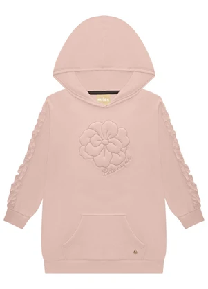 Milon - Conjunto Infantil Menina Flor Rosa - MILON