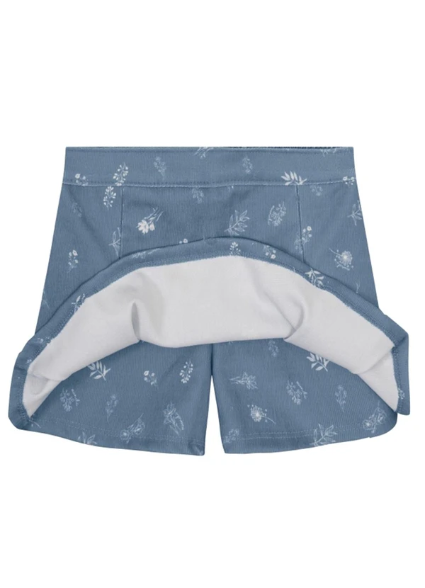 Brandili Mundi - Conjunto Infantil Menina Floral Bege 4