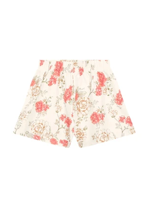 Mundi - Conjunto Infantil Menina Floral Bege - MUNDI