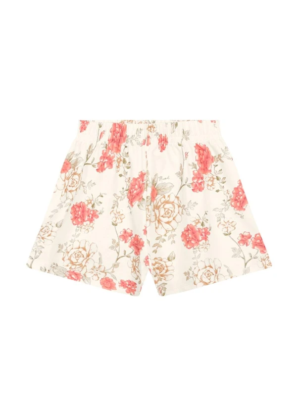 Brandili Mundi - Conjunto Infantil Menina Floral Bege 2