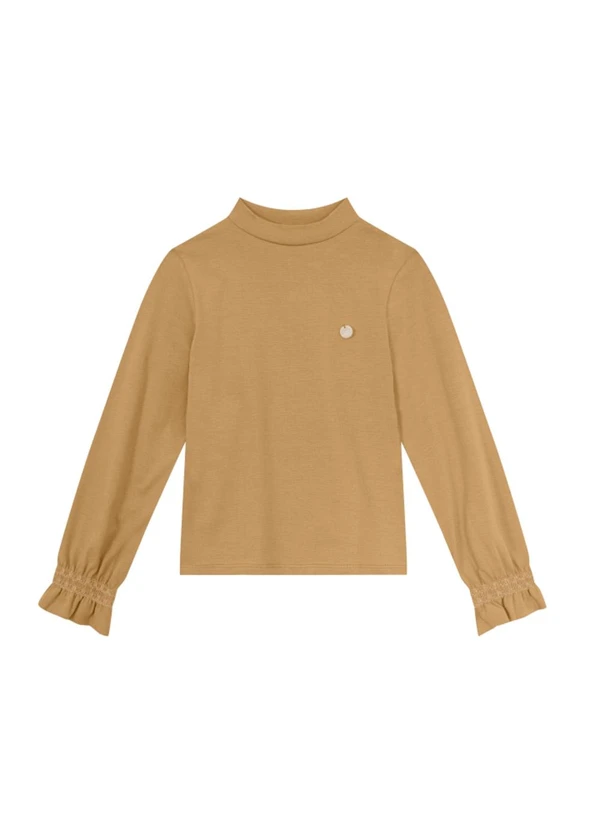 Brandili Mundi - Conjunto Infantil Menina Floral Marrom 2