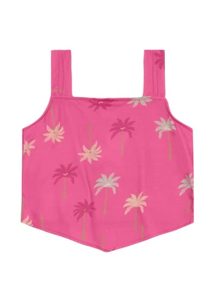 Brandili - Conjunto Infantil Menina Floral Rosa - BRANDILI