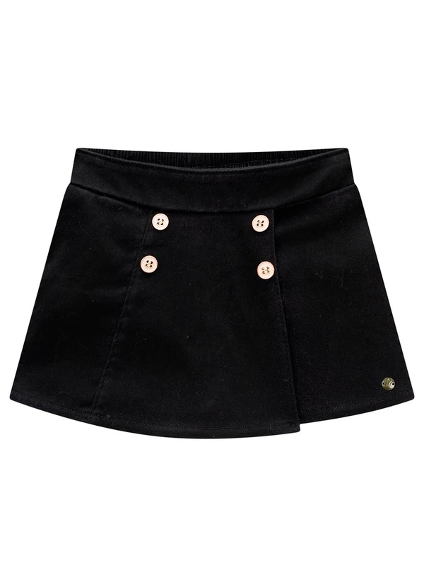 Milon - Conjunto Infantil Menina Flores Marrom 3