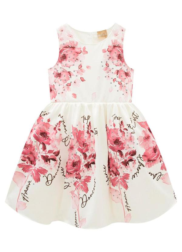 Milon - Conjunto Infantil Menina Flores Rosa 2
