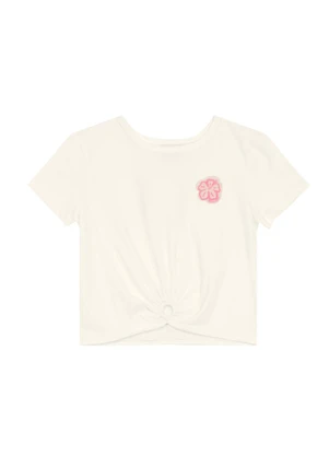 Brandili - Conjunto Infantil Menina Florzinha Bege - BRANDILI