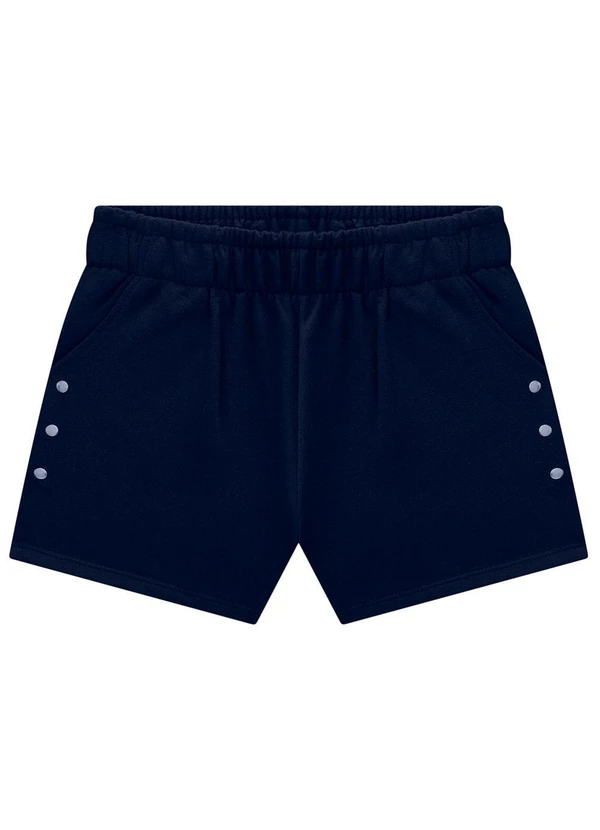 Milon - Conjunto Infantil Menina Lettering  Azul 3