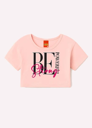 Kyly - Conjunto Infantil Menina Lettering Rosa - KYLY