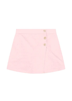Mundi - Conjunto Infantil Menina Texturizado Rosa - MUNDI