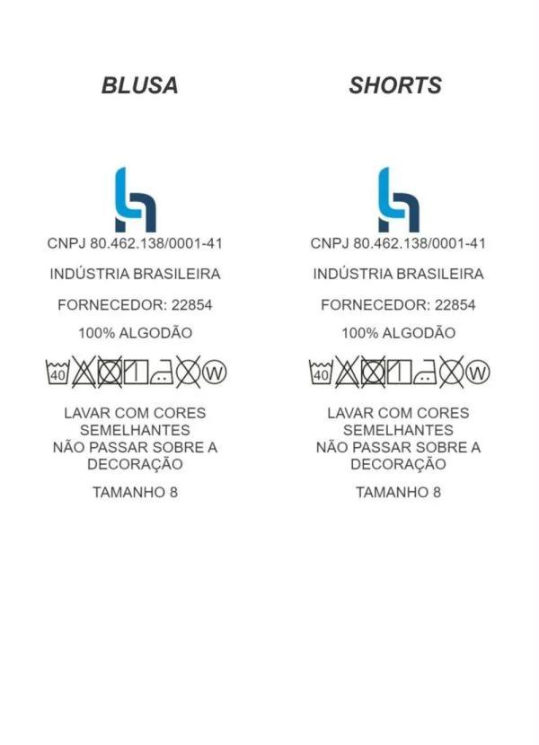 Outlet - Conjunto Infantil Preto com Pérola 10