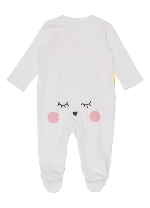 Momi - Conjunto Macacão e Manta Estampado Branco 5